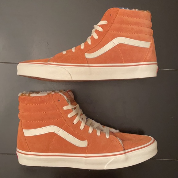 Sk8-Hi Suede Faux Shearling Sneaker - Picture 2 of 7